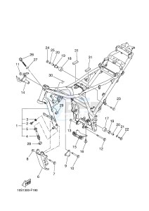 XT660R (5VKL 5VKL 5VKL 5VKL) drawing FRAME