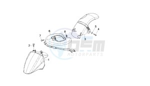 BOULEVARD - 150 CC 4T E3 drawing FENDER