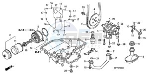 CB1300A9 Europe Direct - (ED / ABS MME TWO) drawing OIL PAN/OIL PUMP