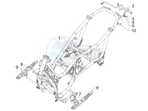 GP 800 Centenario drawing Frame bodywork