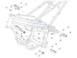 SX 50 LOW SEAT E4 (EMEA) drawing Foot rests