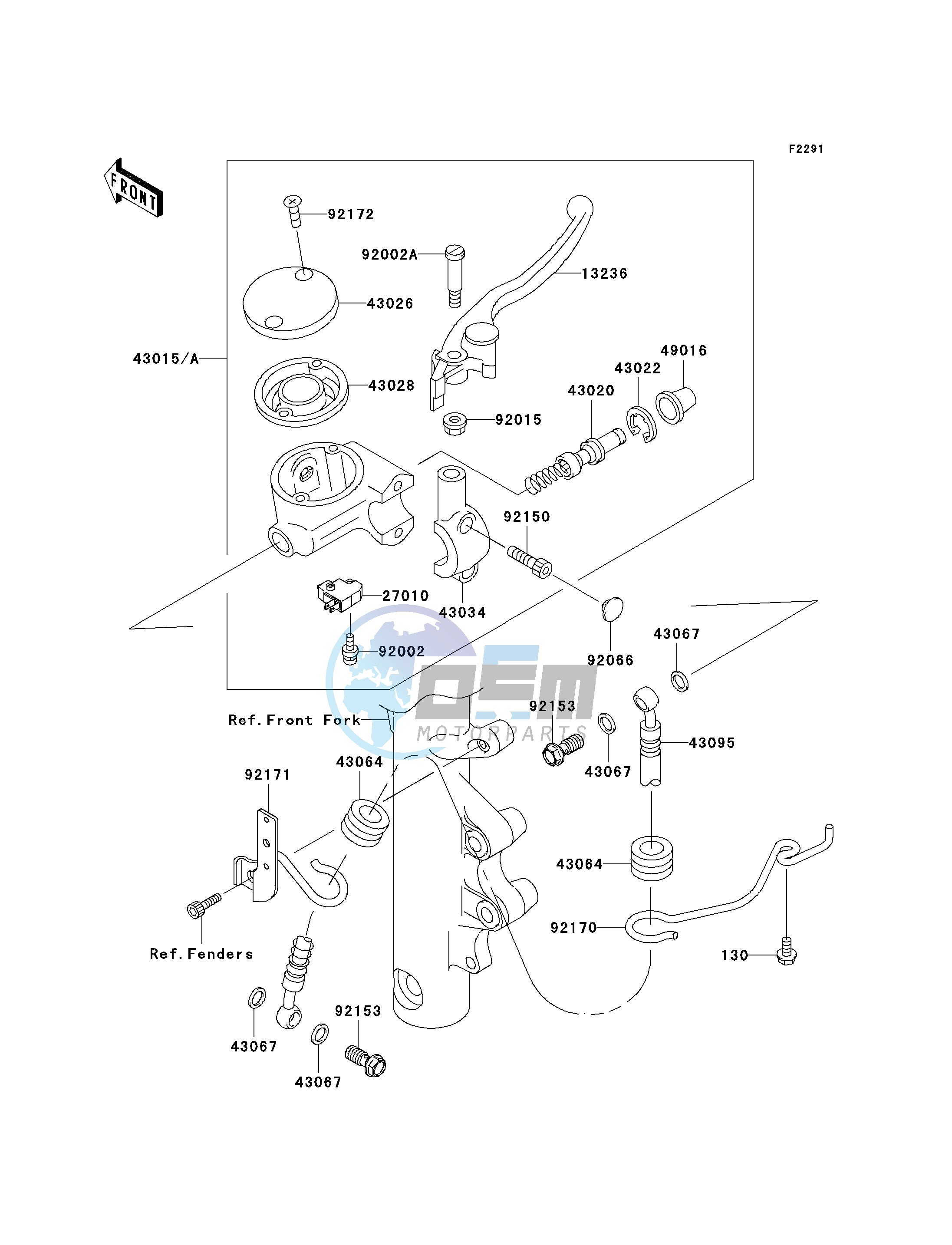 FRONT MASTER CYLINDER