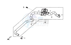 GTS 125I (L8) EU EURO4 drawing AIR UNIT