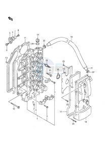 DF 115 drawing Cylinder Head