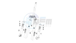 SONAR - 150 CC VTHLS3A1A 4T drawing FRONT FORK ESCORTS