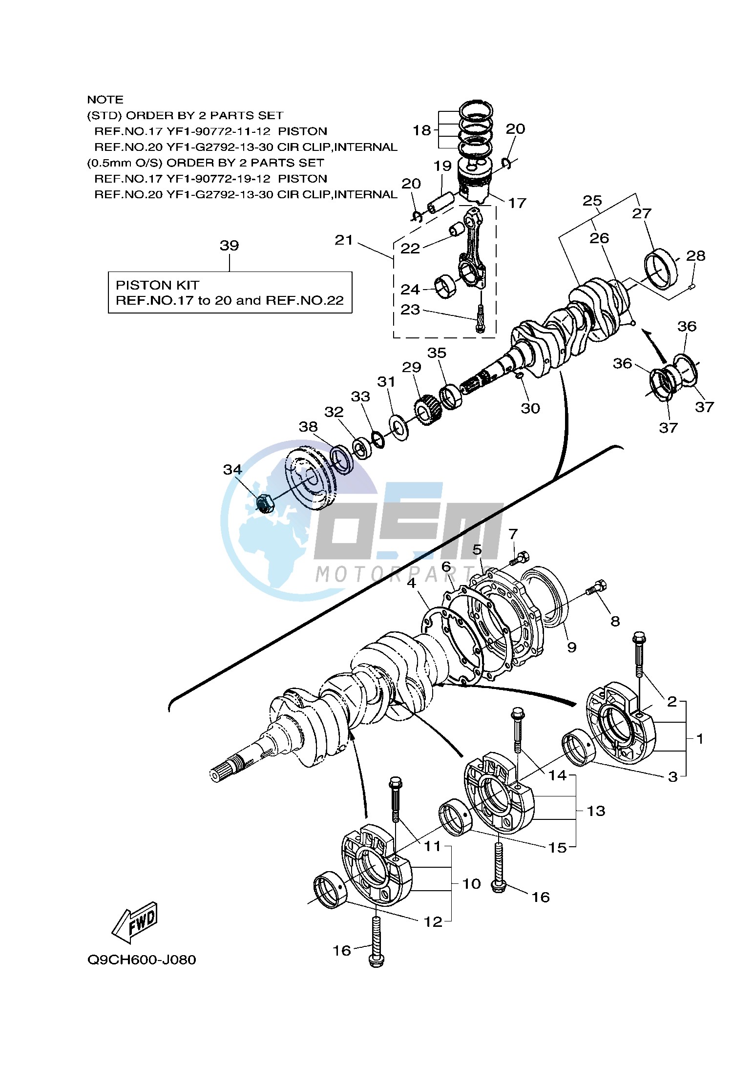 CRANKSHAFT & PISTON