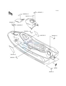 JH 750 G [XI SPORT] (G1-G2) [XI SPORT] drawing LABELS