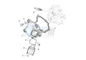 X8 200 drawing Cylinder head cover