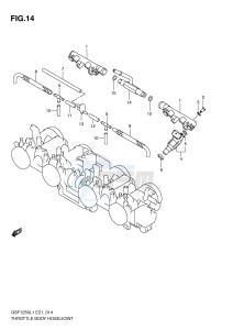 GSF1250 (E21) Bandit drawing THROTTLE BODY HOSE JOINT