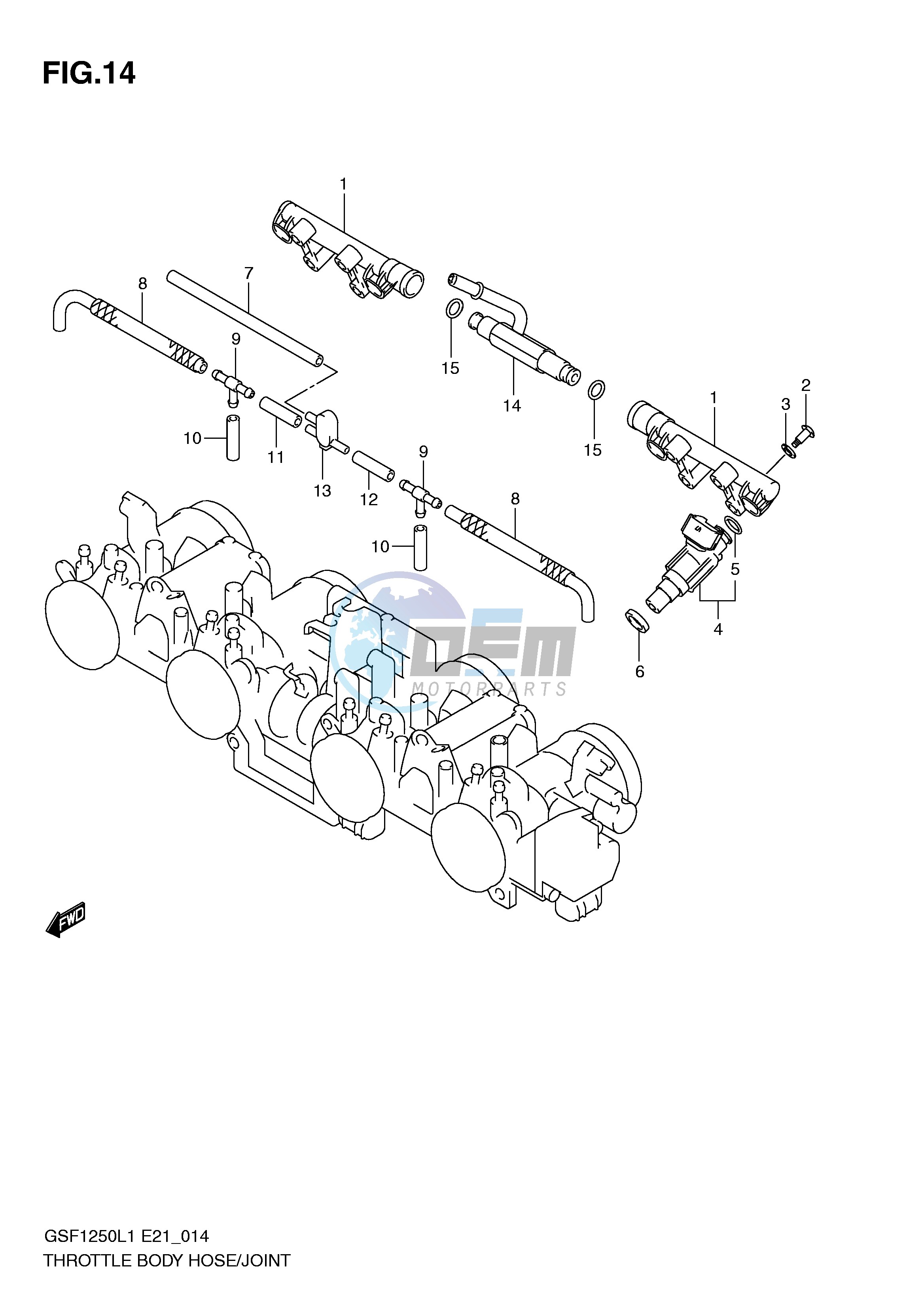 THROTTLE BODY HOSE JOINT