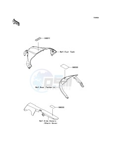 NINJA_ZX-10R_ABS ZX1000KEF FR XX (EU ME A(FRICA) drawing Labels