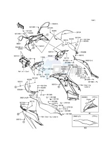 NINJA_ZX-6R_ABS ZX636FFF FR GB XX (EU ME A(FRICA) drawing Cowling