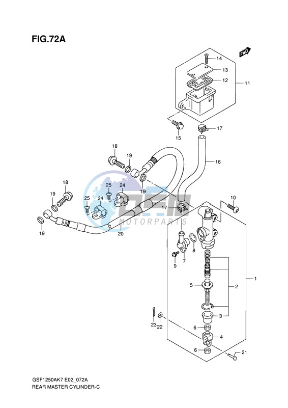 REAR MASTER CYLINDER