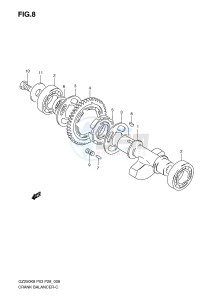 GZ250 (P3) drawing CRANK BALANCER