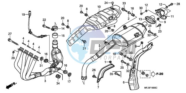 EXHAUST MUFFLER