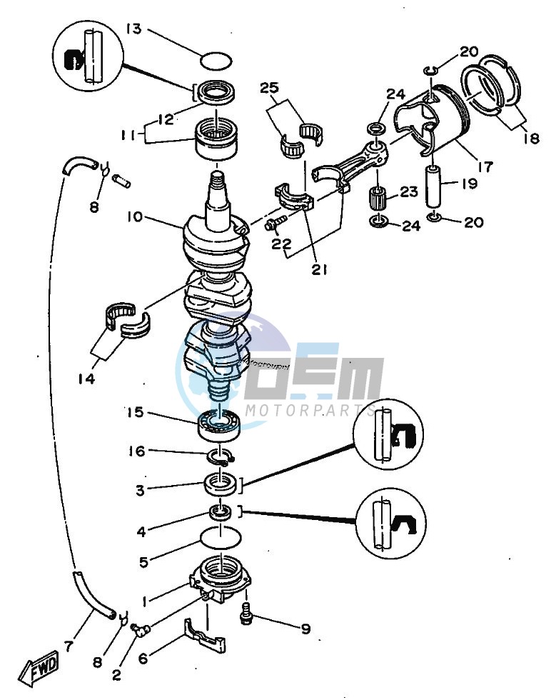 CRANKSHAFT--PISTON