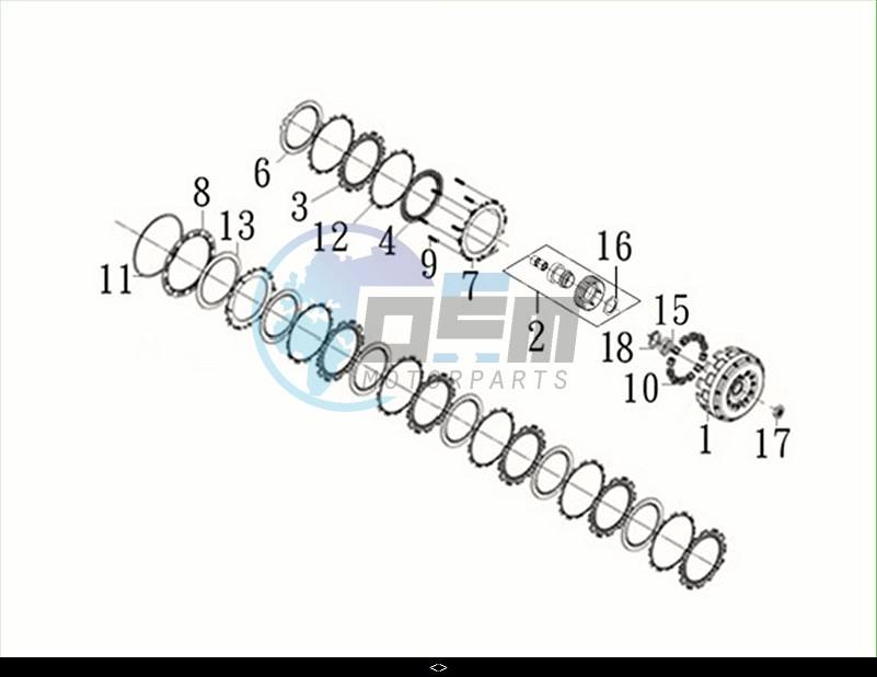 CLUTCH / MAXSYM TL 508 (TL50W2-EU) (M2)