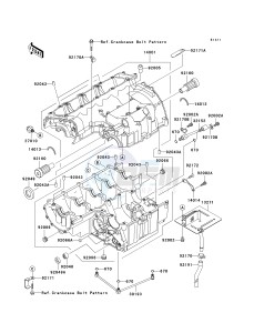 ZR 1000 A [Z1000] (A1-A3) drawing CRANKCASE