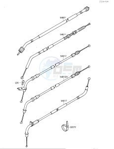 EL 250 B [ELIMINATOR[ (B2-B3) [ELIMINATOR drawing CABLES