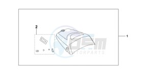 CBF600N9 UK - (E / MKH) drawing SEAT COWL*NHA48M*