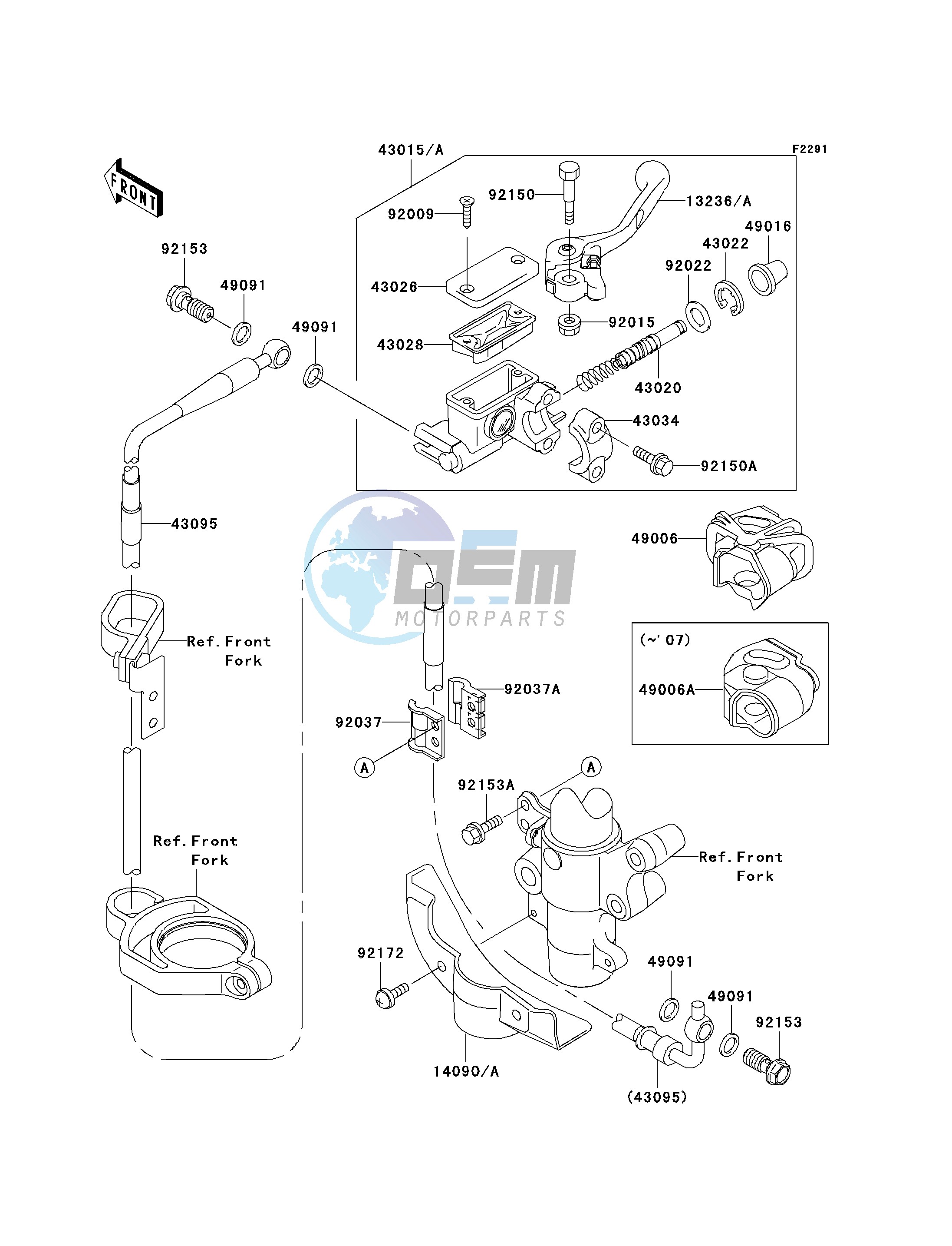 FRONT MASTER CYLINDER