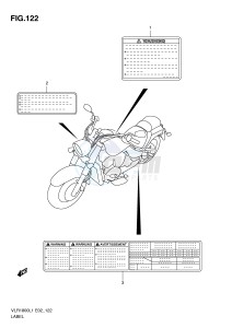 VLR1800 (E2) drawing LABEL (VLR1800TL1 E19)