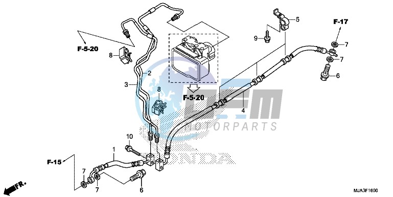 REAR BRAKE HOSE