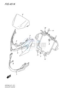 GSR750 drawing HEADLAMP HOUSING L5