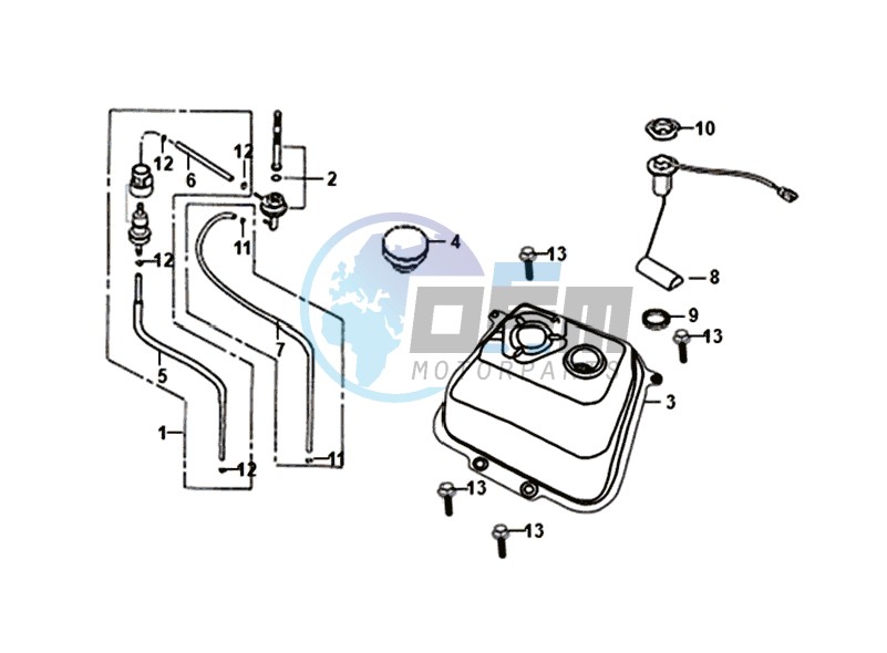 FUEL TANK -  FUEL GAUGE