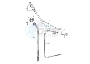 YZ F 426 drawing STEERING HANDLE -CABLE