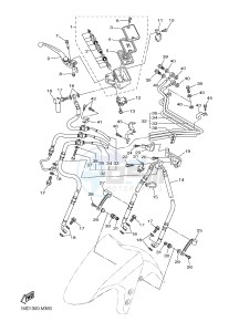 FJR1300AE FJR1300-AS ENGLAND drawing FRONT MASTER CYLINDER