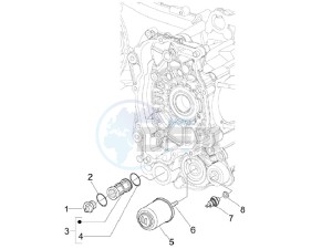 S 150 4T Vietnam drawing Flywheel magneto cover - Oil filter