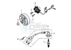 X–FIGHT - 50 cc drawing GENERATOR-LIQUID COOLED