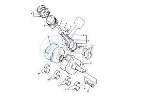 XVZ ROYAL STAR 1300 drawing CRANKSHAFT PISTON