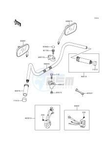 VN 1500 L [VULCAN 1500 NOMAD FI] (L1) [VULCAN 1500 NOMAD FI] drawing HANDLEBAR