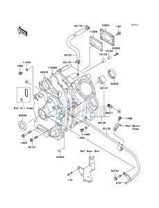 MULE 3000 KAF620-G5 EU drawing Crankcase