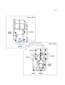 NINJA_250R EX250K8F GB XX (EU ME A(FRICA) drawing Crankcase Bolt Pattern