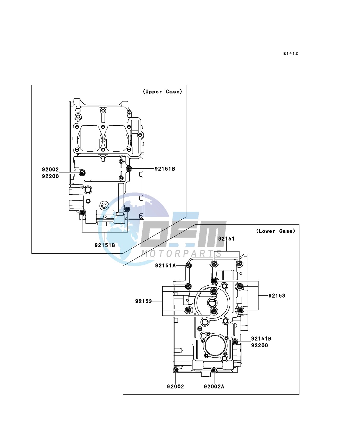 Crankcase Bolt Pattern