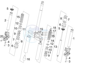 Runner 50 Pure Jet drawing Fork components (MVP)