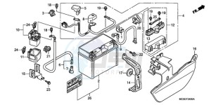 ST1300A9 Korea - (KO / ABS MME) drawing BATTERY