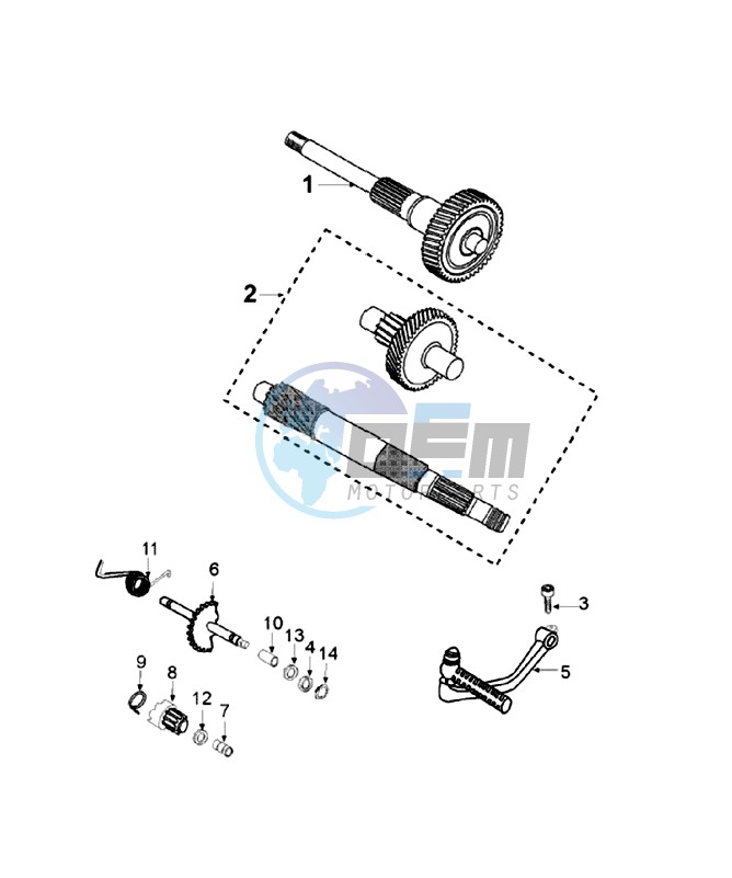 DRIVE SHAFTS / KICKSTARTER