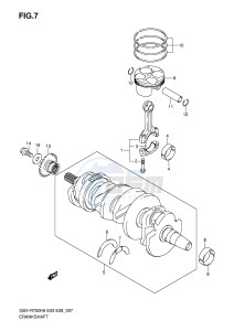 GSX-R750 (E3-E28) drawing CRANKSHAFT