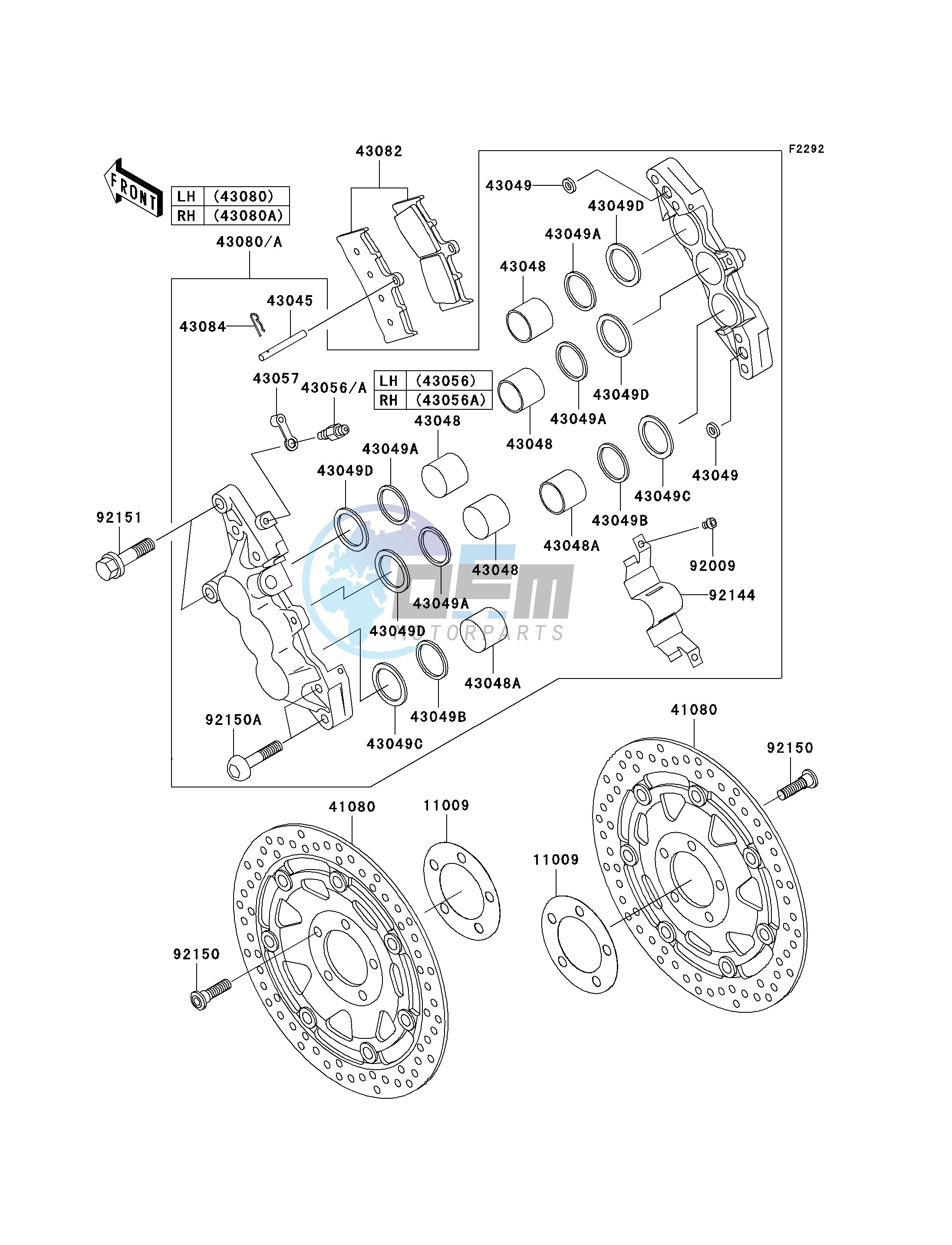 FRONT BRAKE-- A4- -