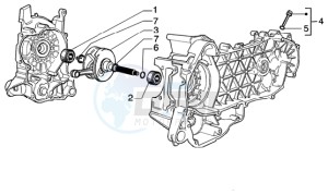 Beverly 125 drawing Crankshaft