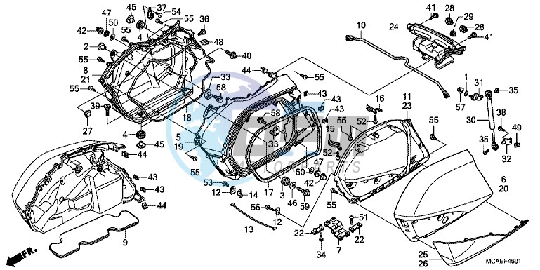 SADDLEBAG (GL1800C/ D/ E/ F/ G)