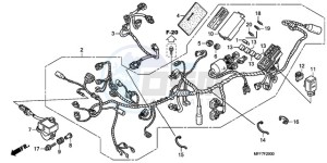 XL700V9 France - (F / CMF SPC) drawing WIRE HARNESS