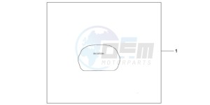 CBF600N9 Europe Direct - (ED) drawing TOP BOX COVER