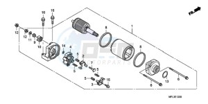 CBR1000RA9 France - (F / ABS CMF HRC MKH MME) drawing STARTING MOTOR