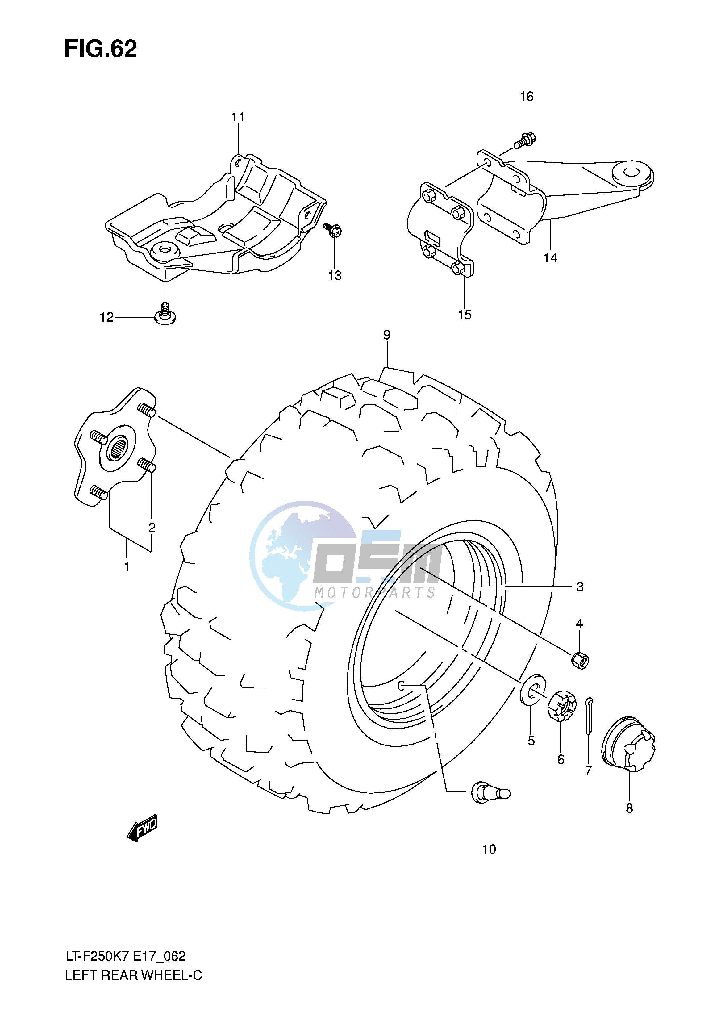 LEFT REAR WHEEL