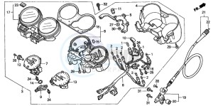 CB600F2 HORNET drawing METER (1)